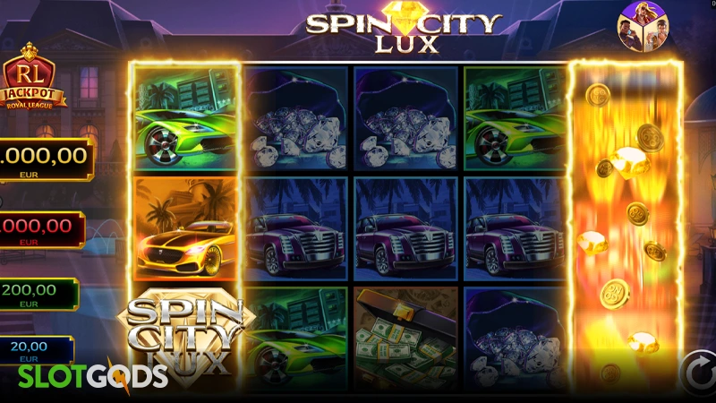 Royal League Spin City Lux Slot - Screenshot 3
