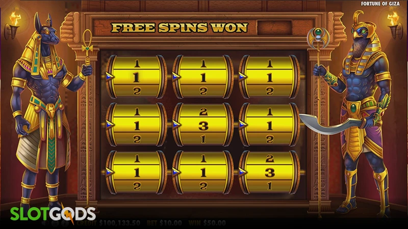 Fortune of Giza Slot - Screenshot 3