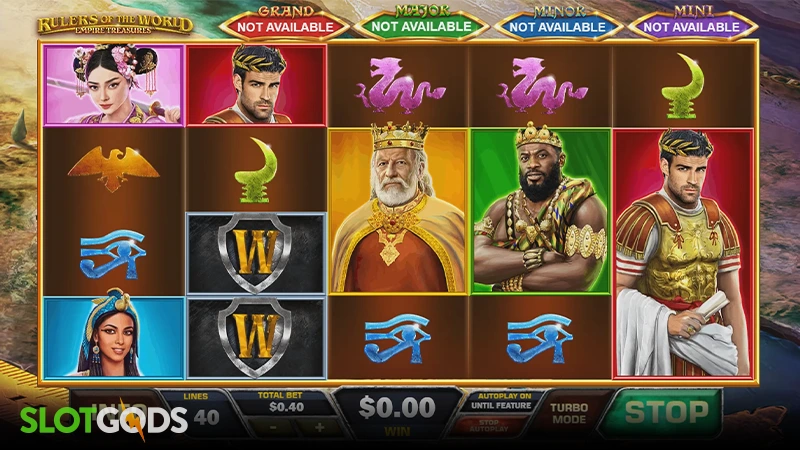 Rulers of the World: Empire Treasures Slot - Screenshot 1