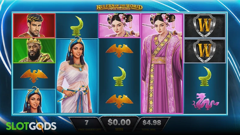 Rulers of the World: Empire Treasures Slot - Screenshot 2