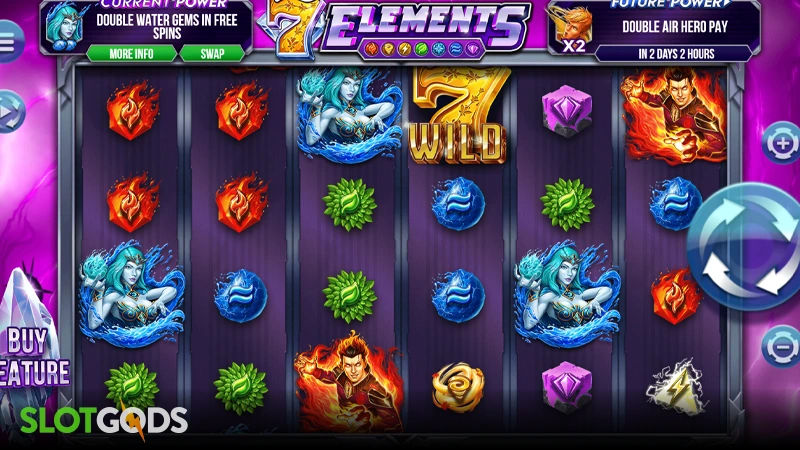 7 Elements Online Slot by 4ThePlayer