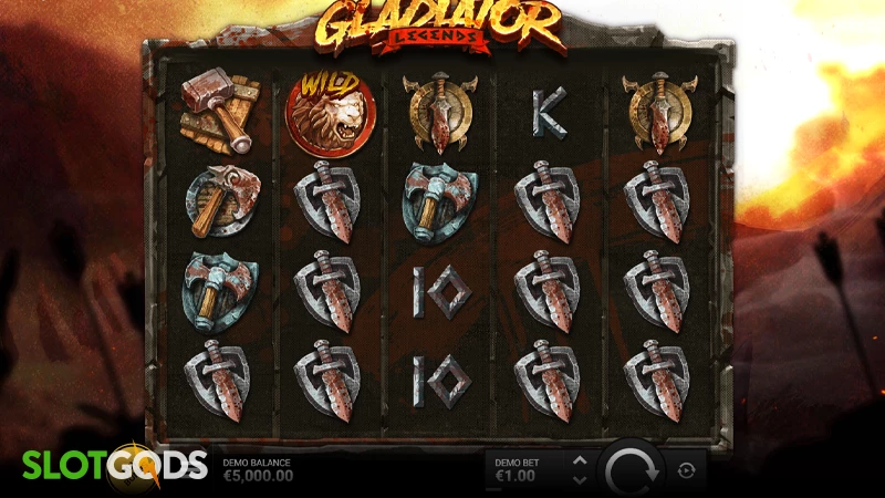 Gladiator Legends Slot - Screenshot 1