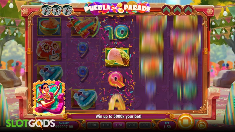 Puebla Parade Slot - Screenshot 3