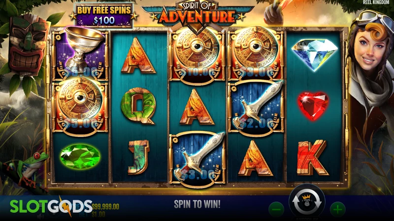Spirit of Adventure Slot - Screenshot 2