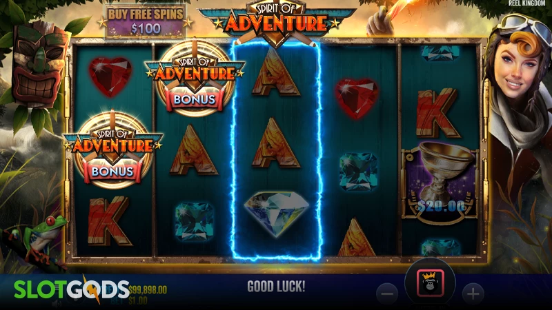 Spirit of Adventure Slot - Screenshot 3