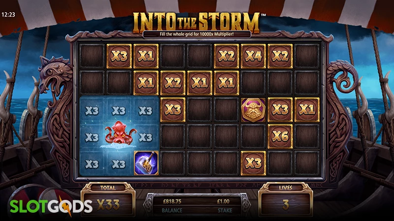 Into The Storm Slot - Screenshot 3