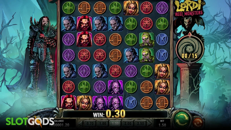 Lordi Reel Monsters Slot - Screenshot 1