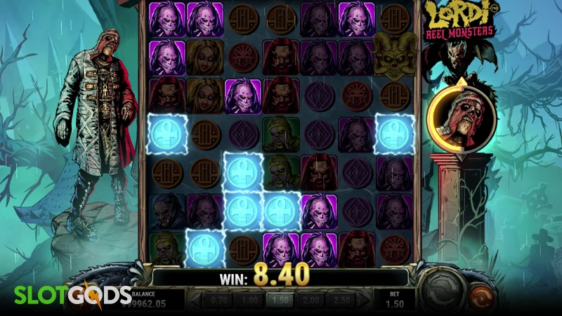 Lordi Reel Monsters Slot - Screenshot 3