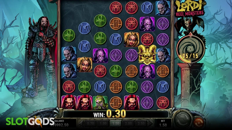 Lordi Reel Monsters Slot - Screenshot 2