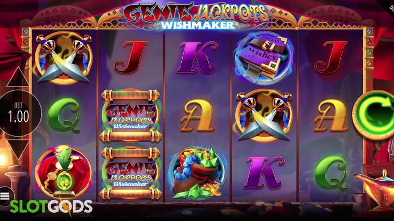 Genie Jackpots Wishmaker Slot - Screenshot 2
