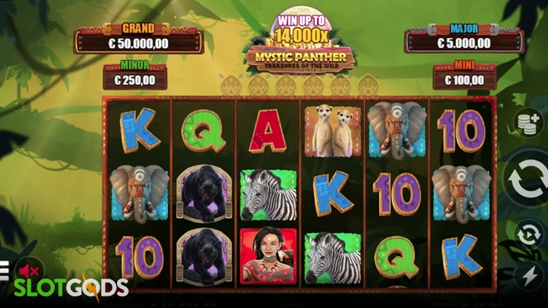 Mystic Panther: Treasures of the Wild Slot - Screenshot 1