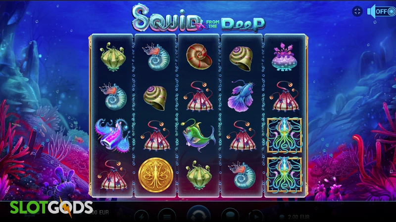 Squid from the Deep Slot - Screenshot 1