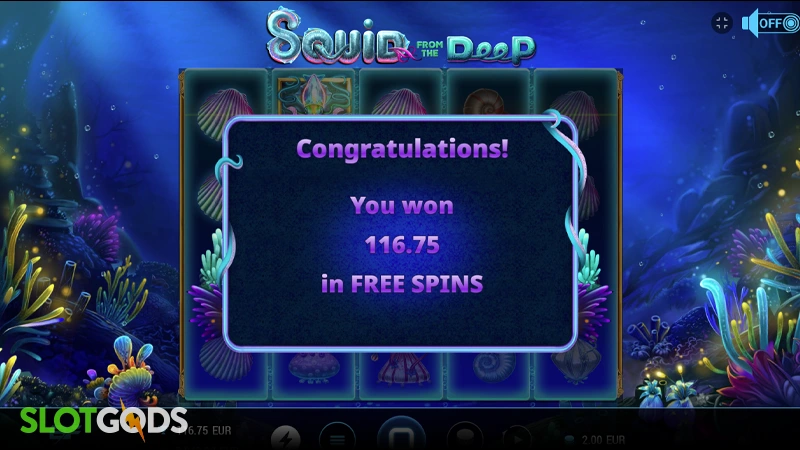 Squid from the Deep Slot - Screenshot 4