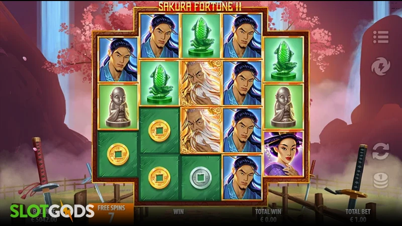 Sakura Fortune II Slot - Screenshot 3