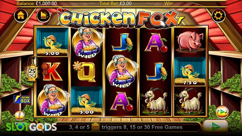 Chicken Fox Online Slot by Lightning Box