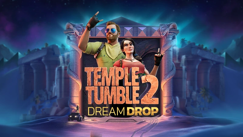 Temple Tumble 2: Dream Drop brings five different progressive jackpots!