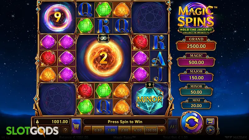 Magic Spins™ Online Slot by Wazdan