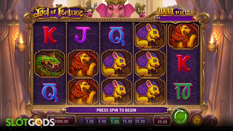 Idol of Fortune Slot - Screenshot 1