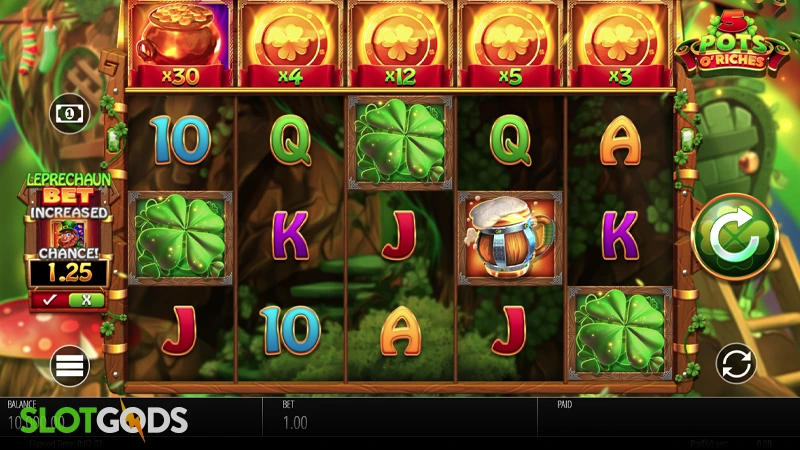 5 Pots O' Riches Slot - Screenshot 1