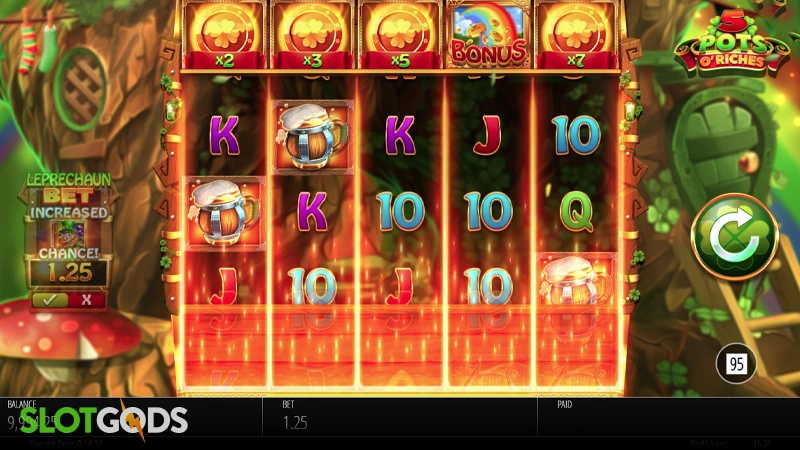 5 Pots O' Riches Slot - Screenshot 2