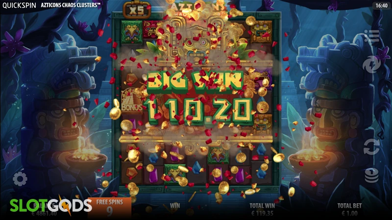 Azticons Chaos Clusters Slot - Screenshot 4