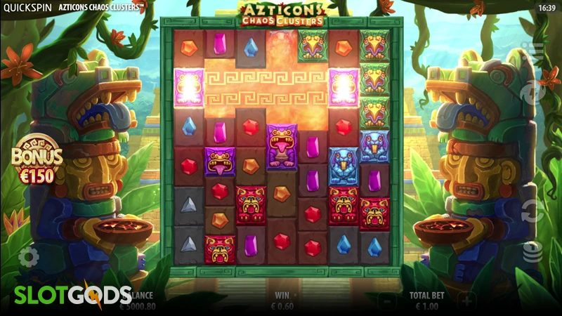 Azticons Chaos Clusters Slot - Screenshot 2