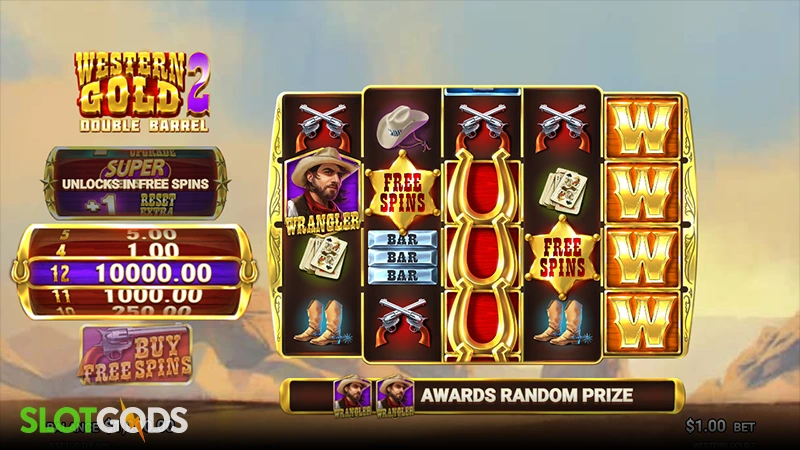 Western Gold 2: Double Barrel Online Slot by Just For The Win