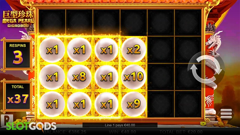 Mega Pearl Gigablox Slot - Screenshot 2