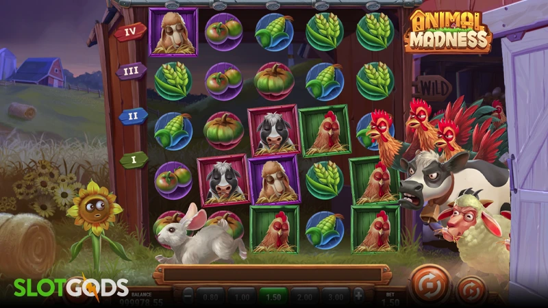 Animal Madness Slot - Screenshot 4