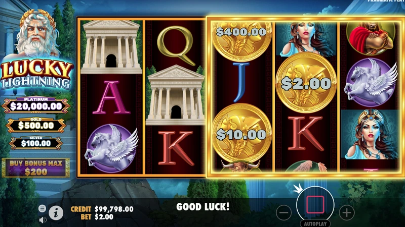 Lucky Lightning Slot - Screenshot 3