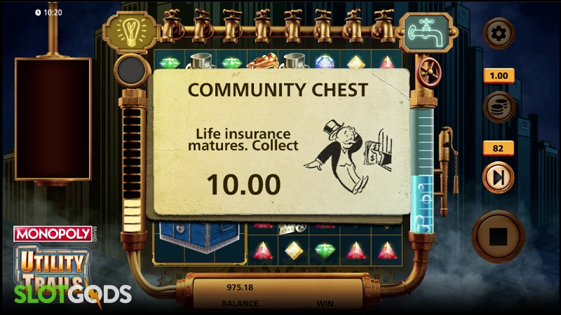 Monopoly Utility Trails Slot - Screenshot 2