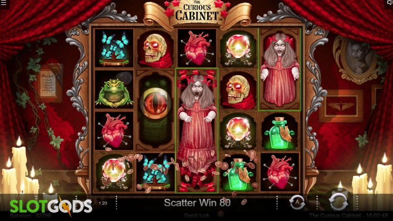 The Curious Cabinet Slot - Screenshot 1