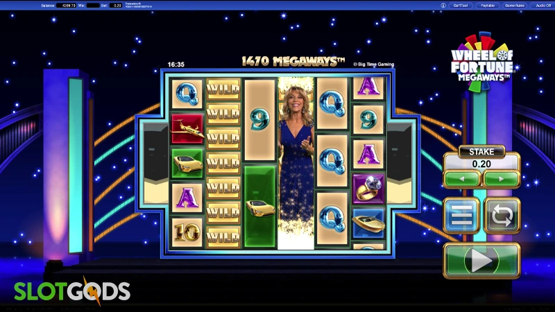 Wheel of Fortune Megaways Slot - Screenshot 1