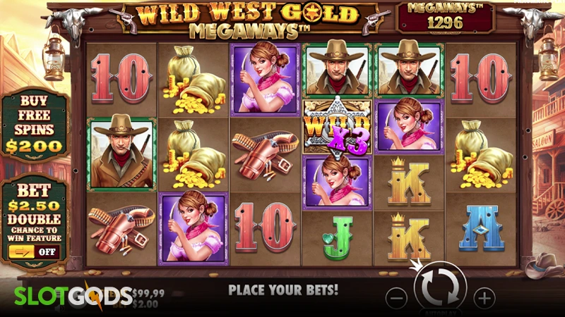 Wild West Gold Megaways Slot - Screenshot 1
