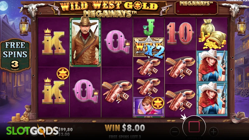 Wild West Gold Megaways Slot - Screenshot 3