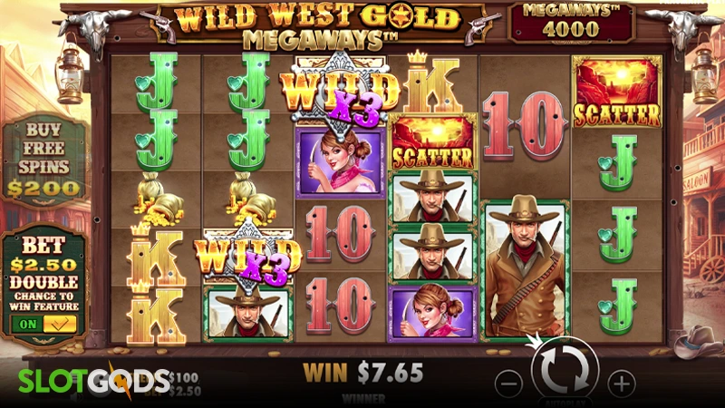 Wild West Gold Megaways Slot - Screenshot 2