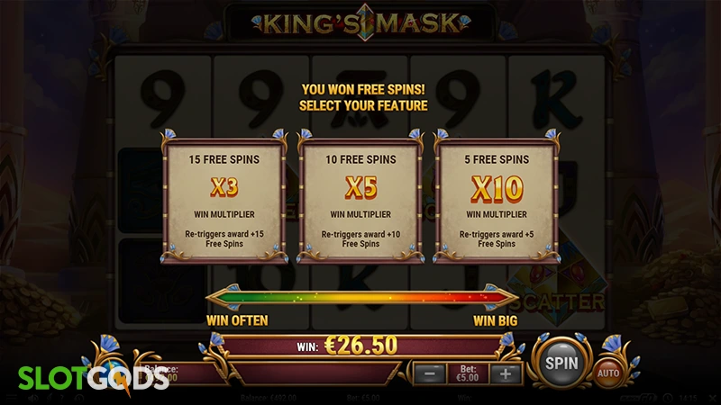King's Mask Slot - Screenshot 2