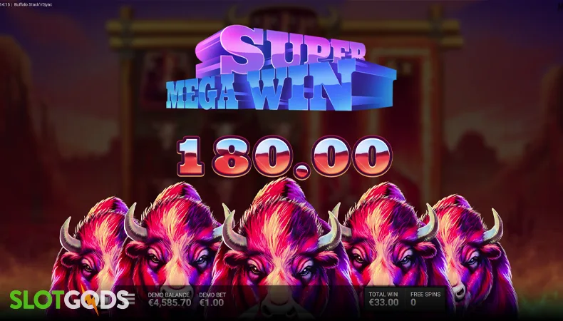 Buffalo Stack 'n' Sync Slot - Screenshot 4