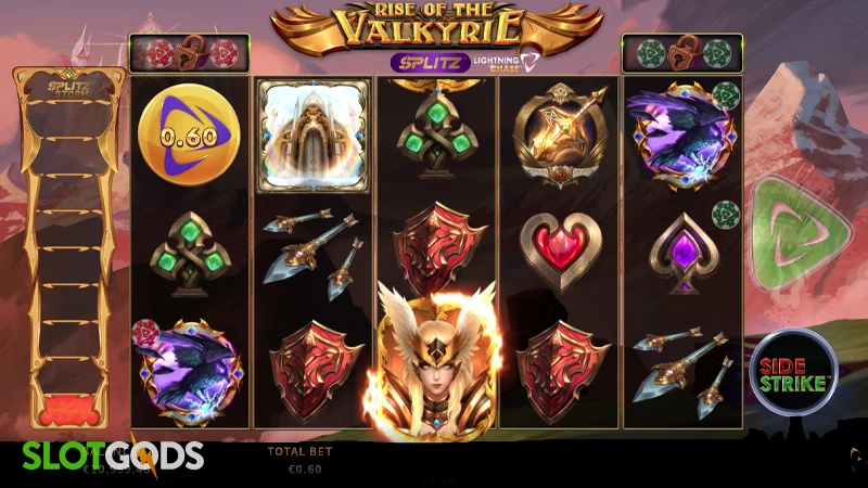 Rise of the Valkyrie Splitz Online Slot by Boomerang Studios