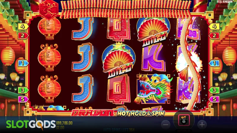 Dragon Hot Hold and Spin Slot - Screenshot 2