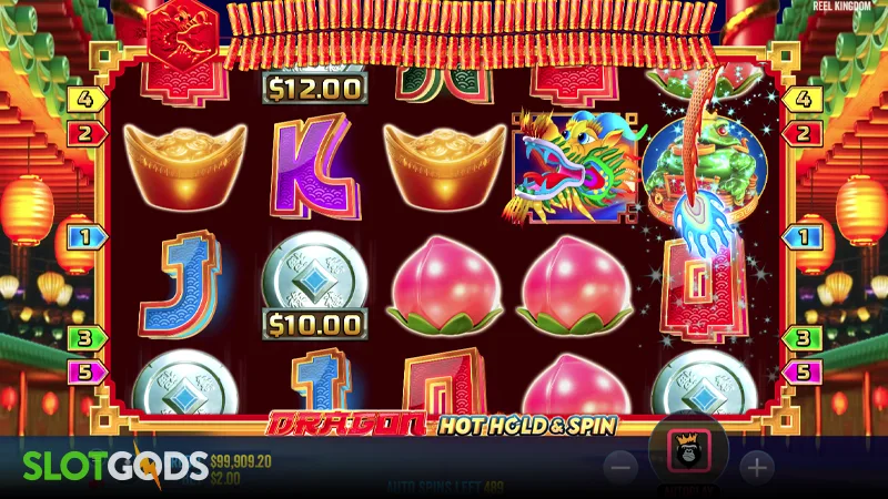 Dragon Hot Hold and Spin Slot - Screenshot 3