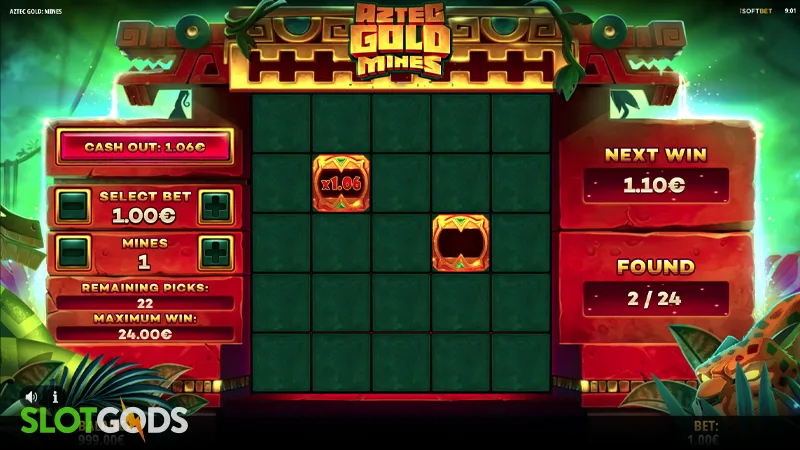 Aztec Gold Mines Slot - Screenshot 3
