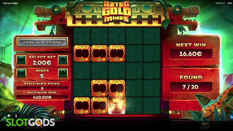 Aztec Gold Mines Slot - Screenshot 4
