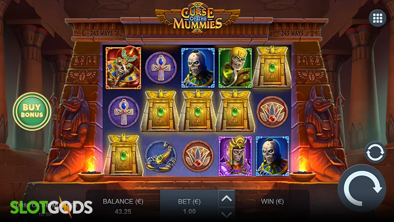 Curse of the Mummies Slot - Screenshot 1