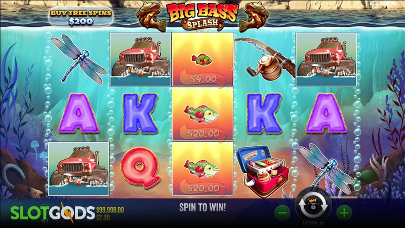 Big Bass Splash Slot - Screenshot 1