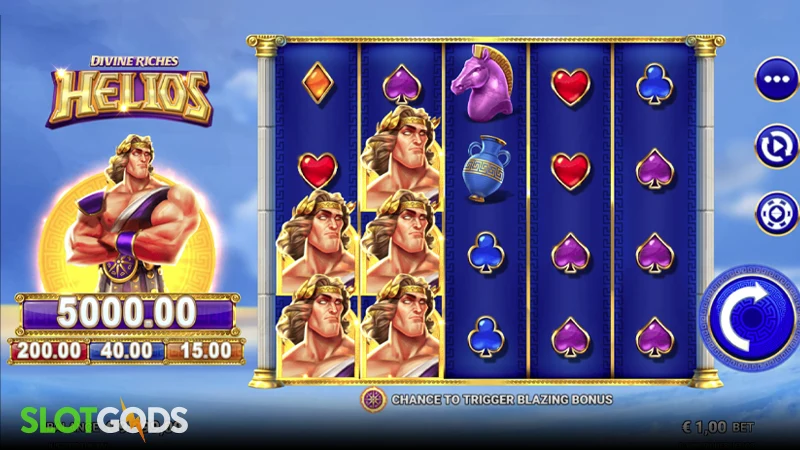 Divine Riches Helios Slot - Screenshot 1