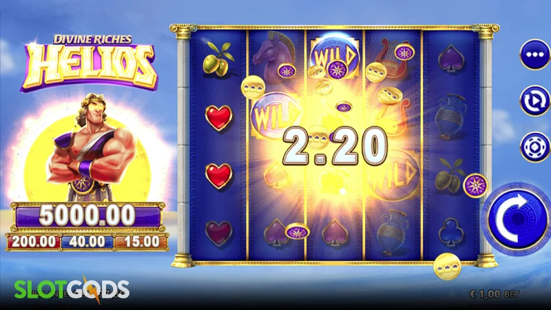 Divine Riches Helios Slot - Screenshot 2