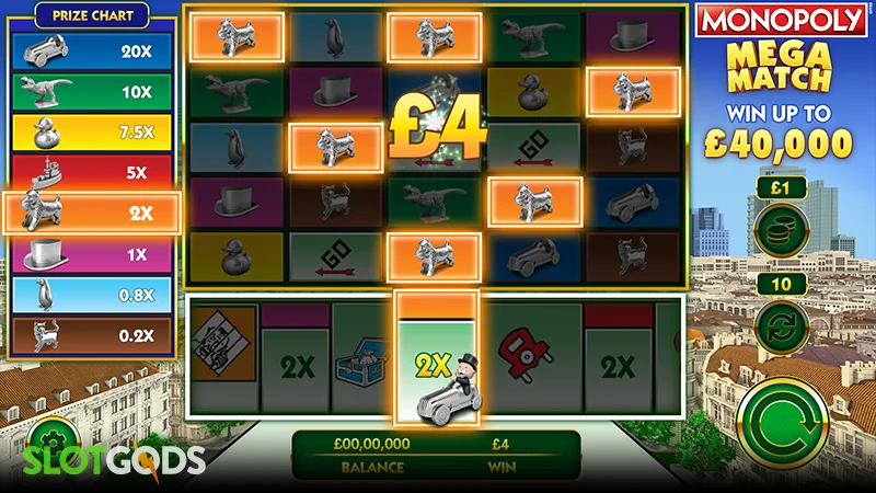 Monopoly Mega Match Slot - Screenshot 2