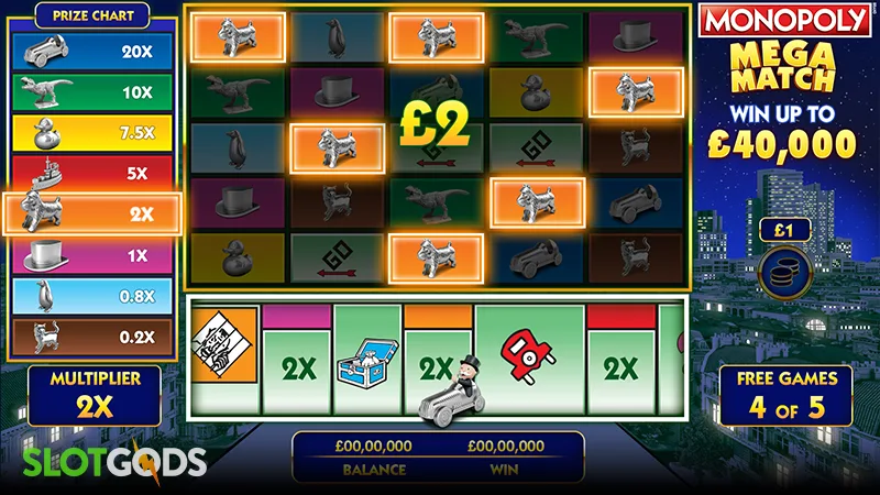 Monopoly Mega Match Slot - Screenshot 4