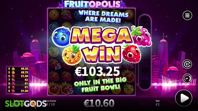 Fruitopolis Slot - Screenshot 4